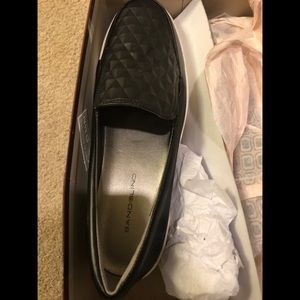Bandolino quilted black slip on tennis shoes 9